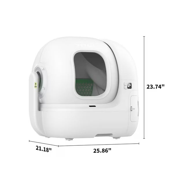 Purobot Max Pro AI-Powered Smart Litter Box with Visual Health Monitoring