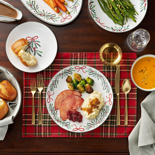 53-Piece Porcelain Holiday Entertainer Set