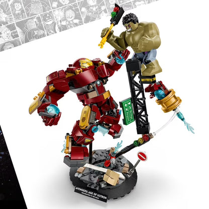 LEGO Marvel Epic Battle: Hulkbuster vs. The Hulk Building Set, 413 pc.