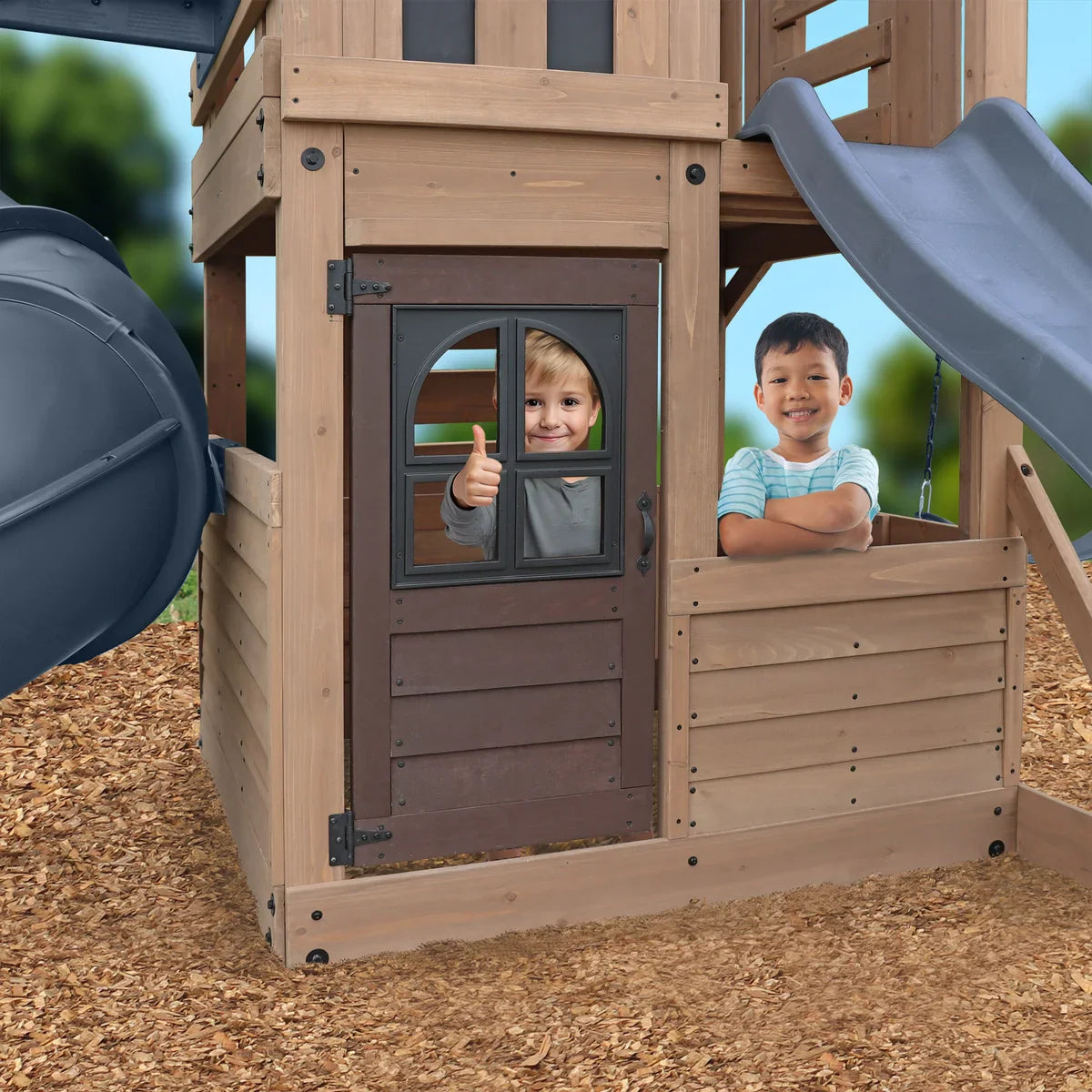 Gorilla Skyline Lookout Outdoor Swing Set - D.I.Y. or Installed