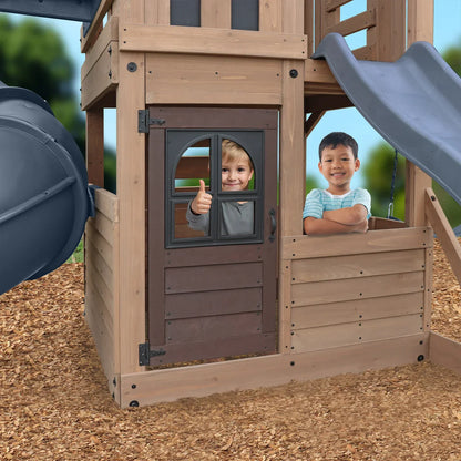 Gorilla Skyline Lookout Outdoor Swing Set - D.I.Y. or Installed
