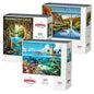 Boardwalk Assorted Jigsaw Puzzles, 3-pack