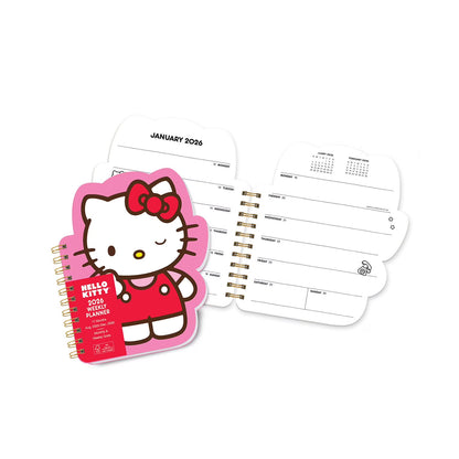 Hello Kitty Playful Pink 2026 Die-Cut 17-Month Weekly Planner