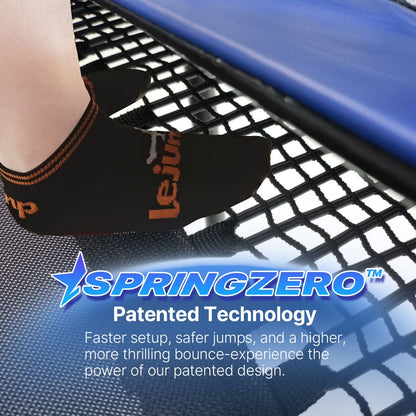 12' Heavy Duty Springless Trampoline with Basketball Set