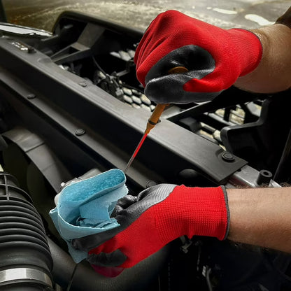 Nitrile-Coated Work Gloves (15 pk.) Large