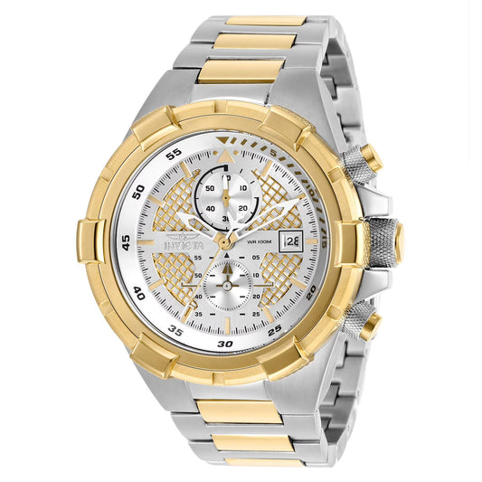 Men's Aviator 50.5mm Two Tone Stainless Steel Watch
