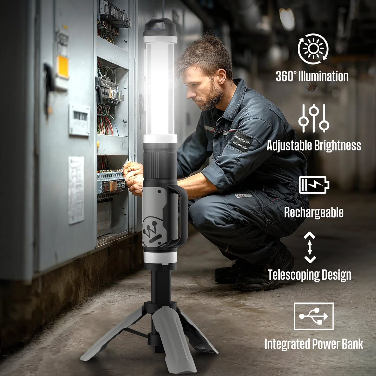 Rechargeable 5000 Lumen LED Work Light