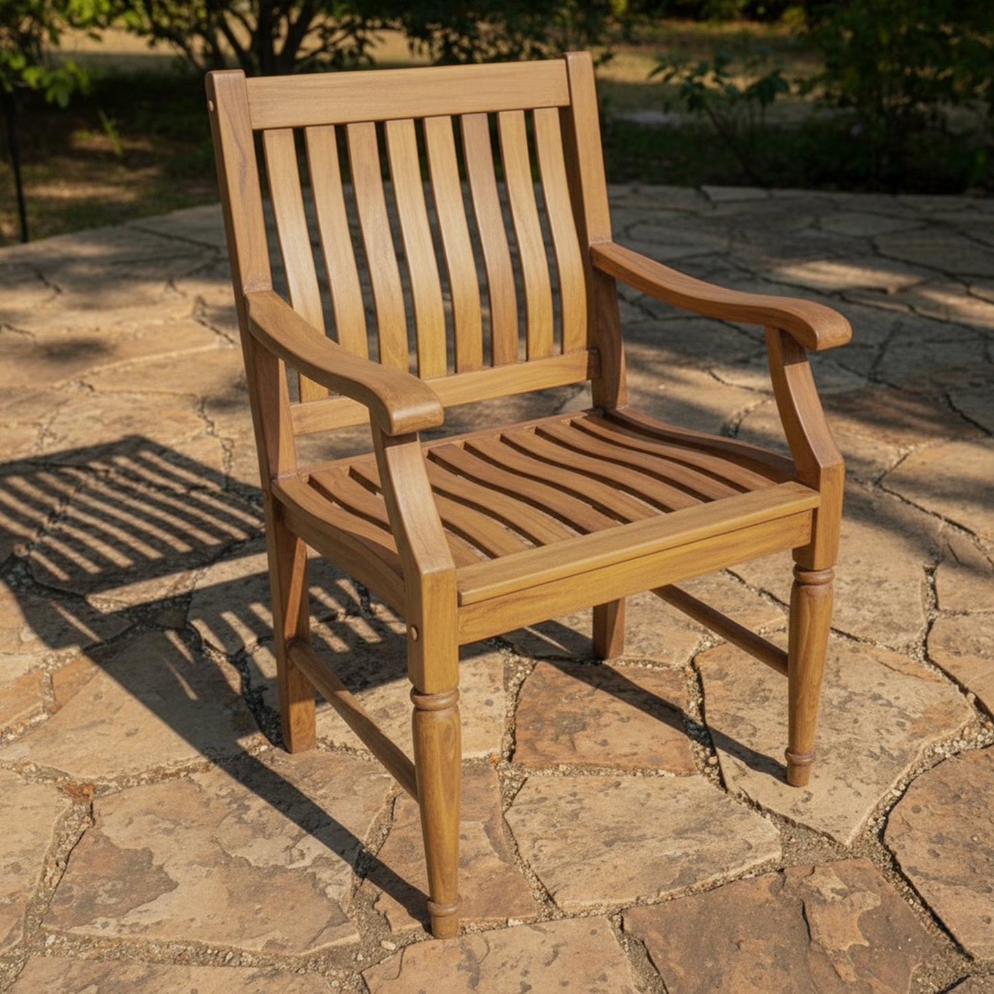 Pacific Teak Outdoor Dining Patio Set, 6pc