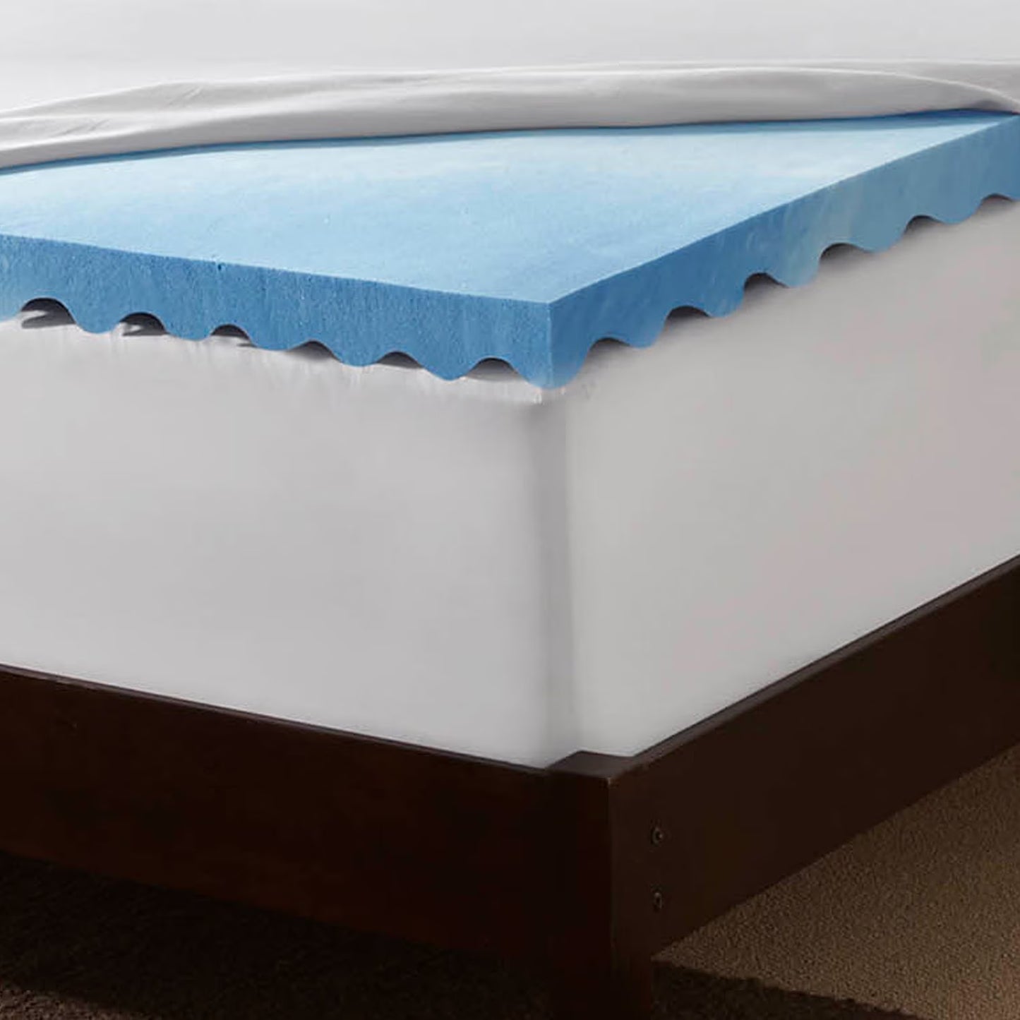 3-Inch Gel Memory Foam Airflow Mattress Topper