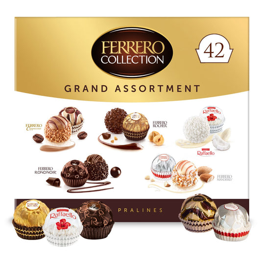 Ferrero Collection Grand Assortment, Gourmet Chocolates, 42 ct.