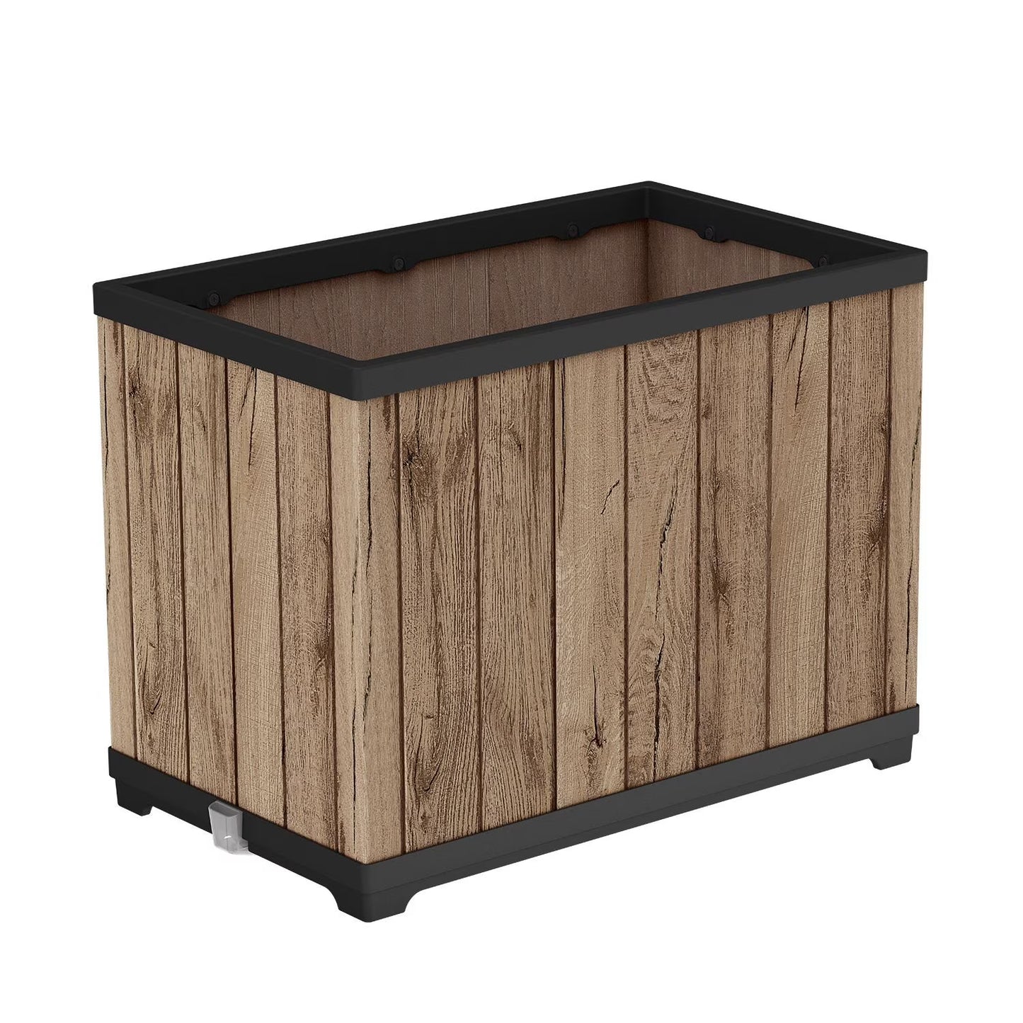 30" Resin Rectangle Tall Planter