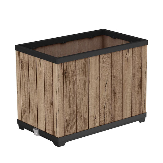 30" Resin Rectangle Tall Planter