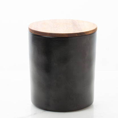 4-piece Canister With Acacia Wood Lid Set