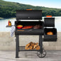Barrel Grill With Offset Smoker 35"