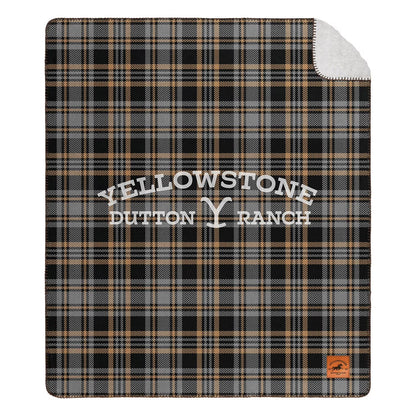 Yellowstone Silk Touch Sherpa Reverse Throw, 60" x 70"