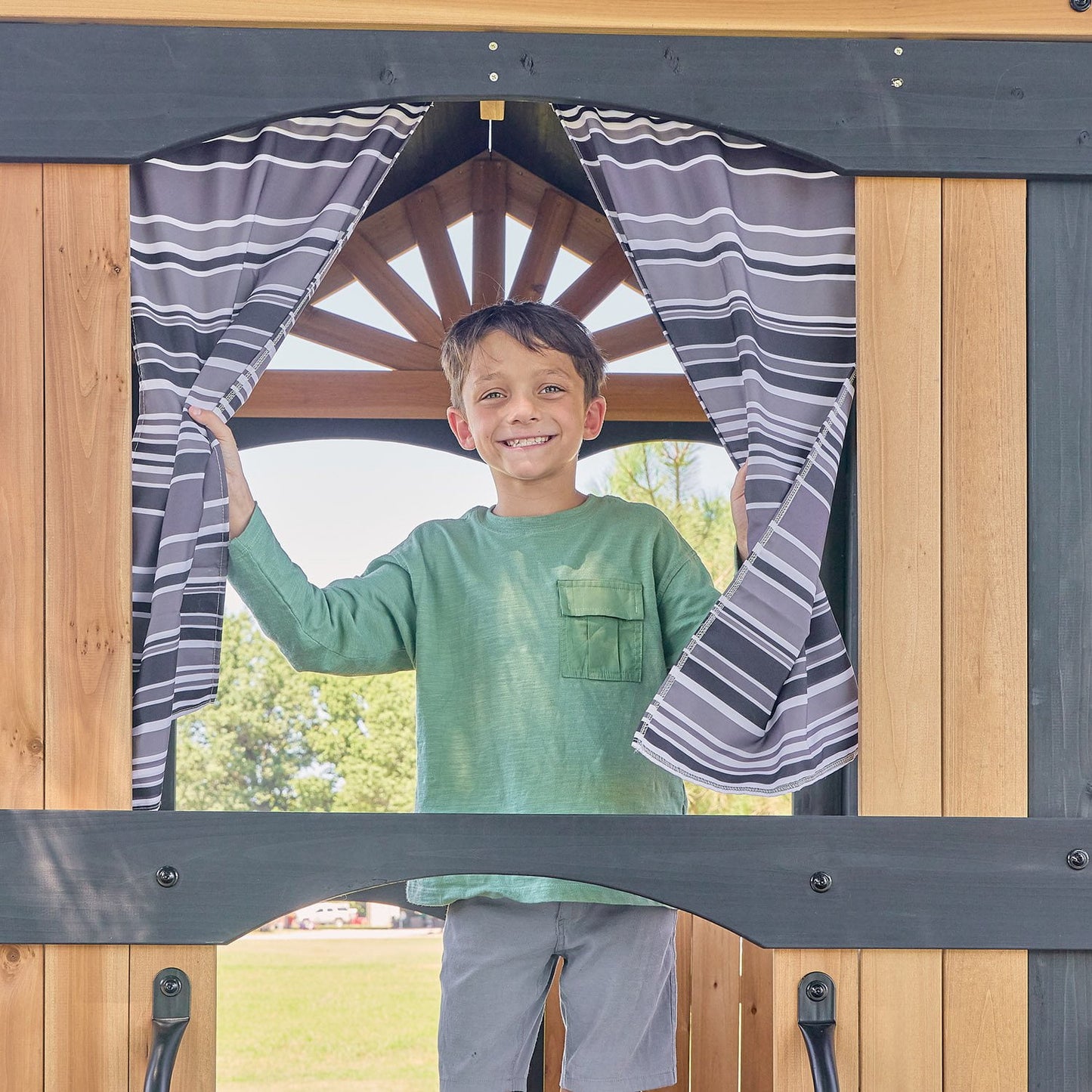 Backyard Discovery Oceanview II Cedar Wood Swing Set