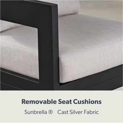 Palmero Dining Set with Sunbrella Fabric, 7pc