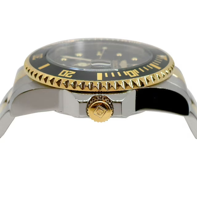 Men's Pro Diver Automatic 44mm Two Tone, Black dial