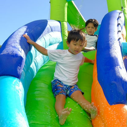Splash and Slide with Tunnel and Water Arch