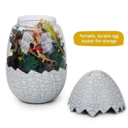 Dino Egg Bucket, 60 pc