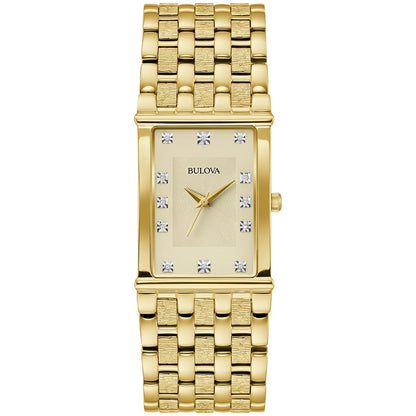 Modern Diamond Markers Bracelet Watch, 26mm