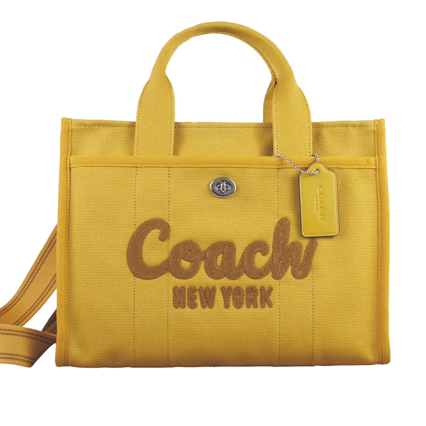 Canvas Cargo Tote Bag, Yellow Gold