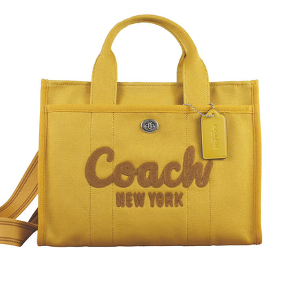 Canvas Cargo Tote Bag, Yellow Gold