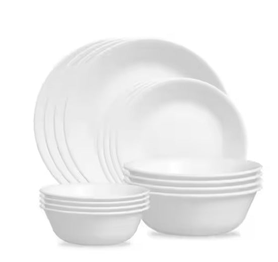 16-Piece Dinnerware Set (Service for 4) in White