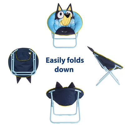 27" Kids Saucer Chair with Durable Steel Frame