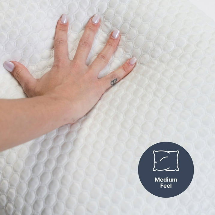 GhostBed 2-Pack Shredded Memory Foam Pillow, Assorted Sizes
