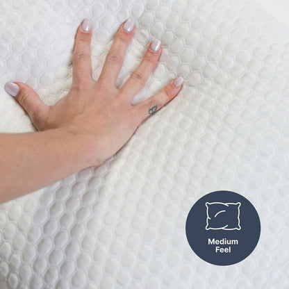 GhostBed 2-Pack Shredded Memory Foam Pillow, Assorted Sizes