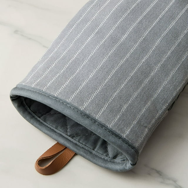 4 -Pack Yarn Dyed Silicone Oven Mitt, Pot Holder, Mini Mitt Set