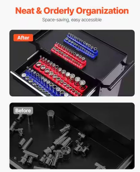 Magnetic Socket Organizer Set