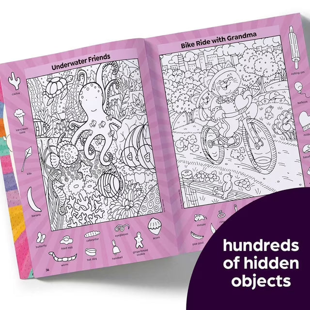 Mega Super Cute Hidden Pictures Puzzles, Paperback