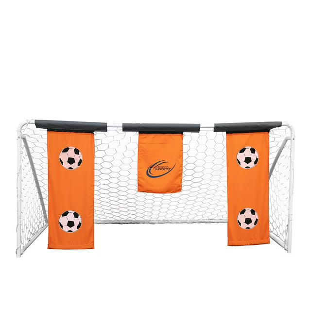 9' x 5' Soccer Goal with Practice Banners
