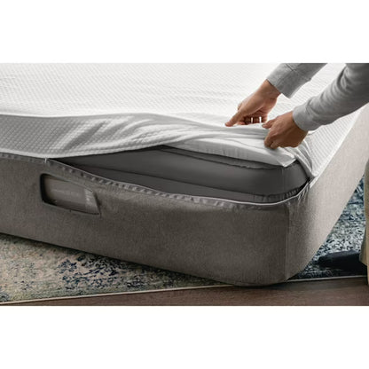 20” Queen Air Mattress with Memory Foam-Top and Digital Pump