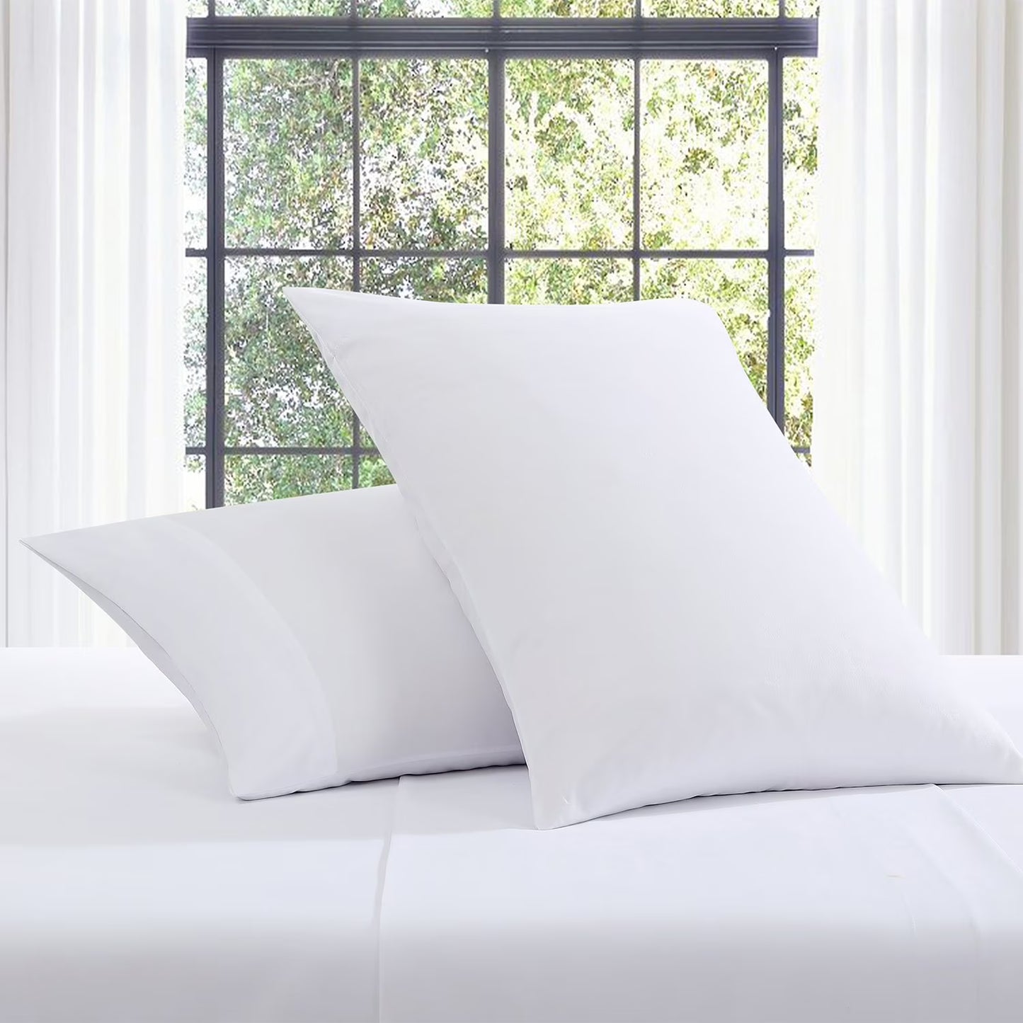 Tahari Home 4-Piece Solid Brushed Microfiber Sheet Set