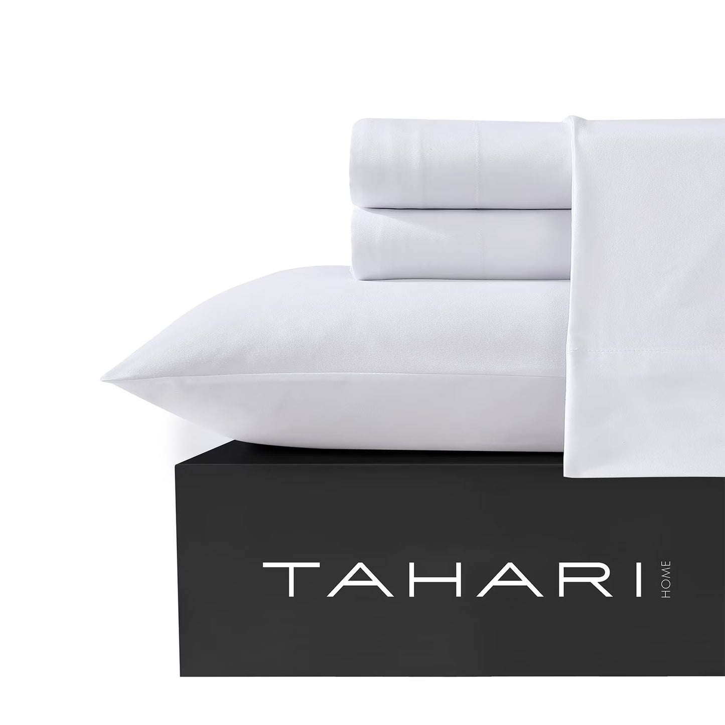 Tahari Home 4-Piece Solid Brushed Microfiber Sheet Set