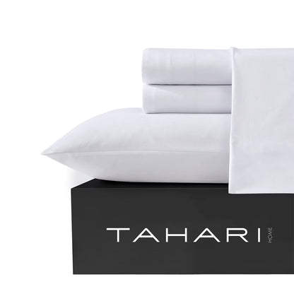 Tahari Home 4-Piece Solid Brushed Microfiber Sheet Set