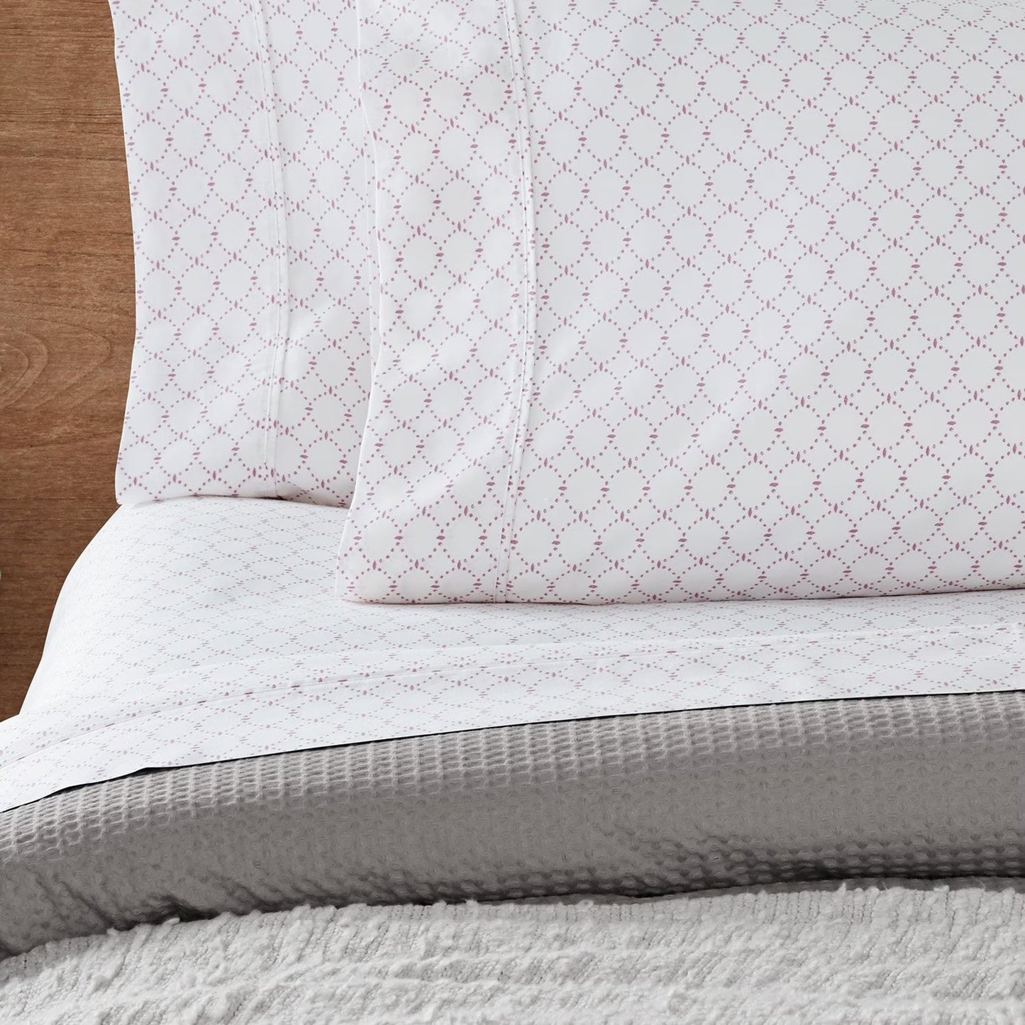 Tahari Home 4-Piece Solid Brushed Microfiber Sheet Set