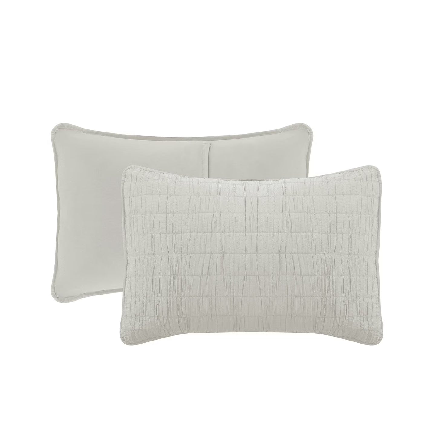 Swift Home Oversized Crinkle Enzyme Wash Quilted Coverlet, Assorted Sizes