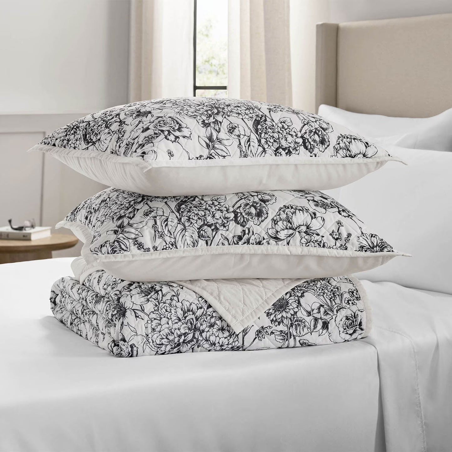 3-Piece Printed Quilt Sets, Assorted Sizes