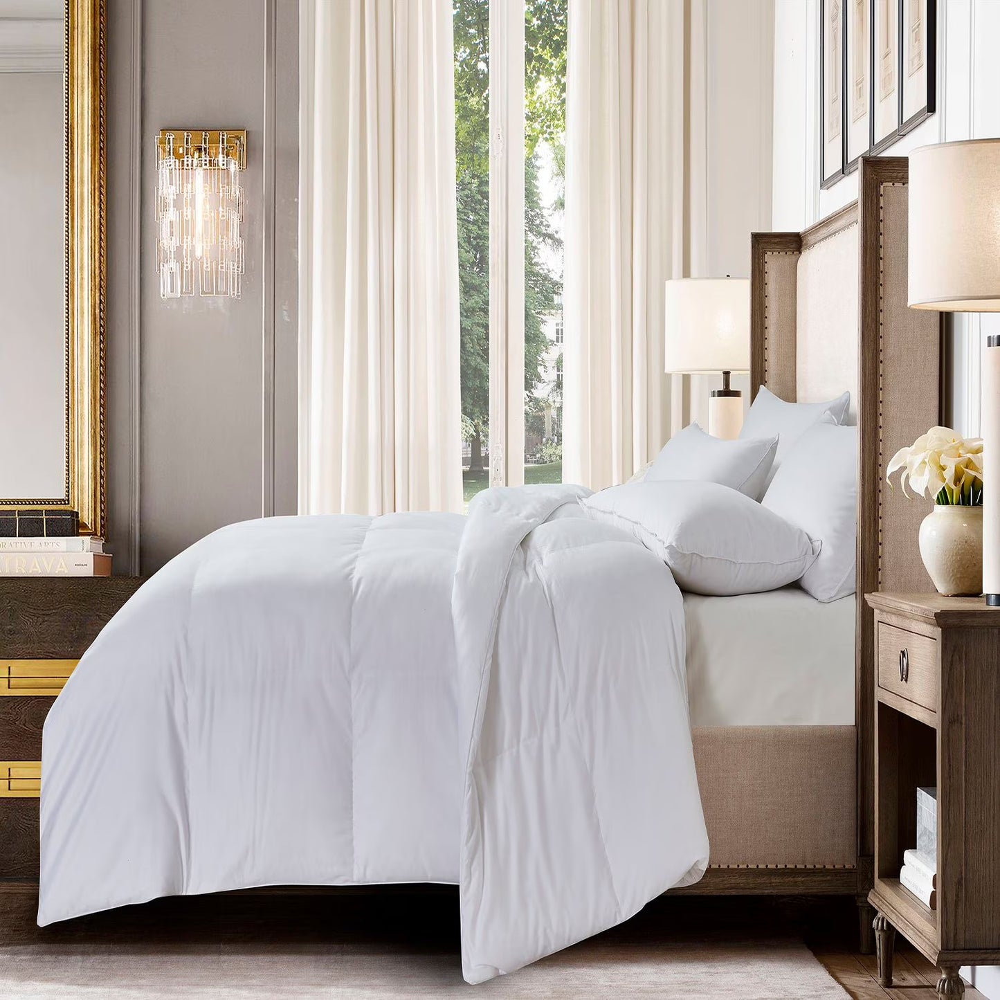 Microfiber Down Alternative Comforter, Assorted Sizes