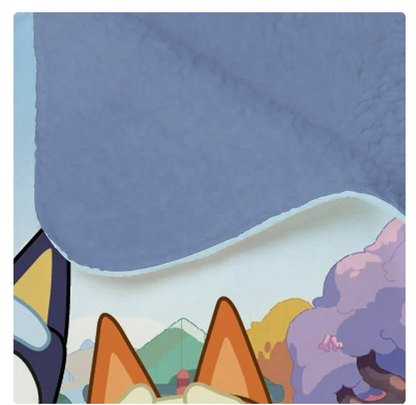 Cloud Faux Fur Throw Blanket - Assorted Characters - Kids Licensed 50" x 60"