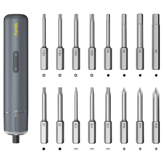 Multi-Bit Cordless Electric Screwdriver - Fanttik S1 Pro 16-in-1