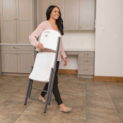 Folding Chair 4 Pack- Lifetime Commercial Grade Contoured