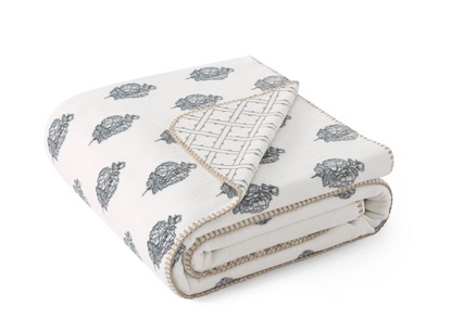 Coco Plush Reversible Throw, 60" x 70"- Laura Ashley - Assorted Colors