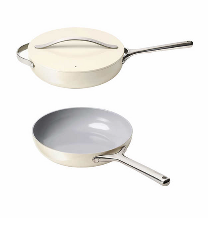 Caraway 3-piece Ceramic Non-Stick Sauté Pan Set