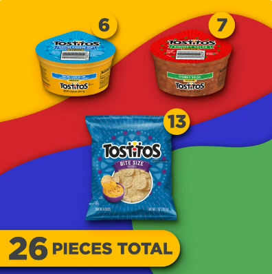 Tostitos Chips & Dip Mix, Variety Pack Snacks, 26 pk.