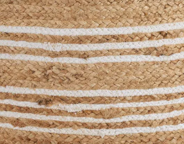 Decorative Jute Pouf